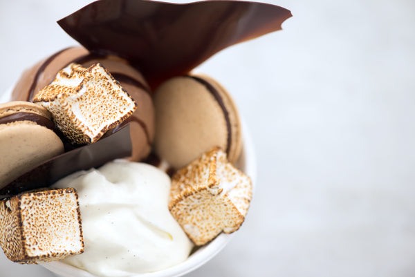 A s'more-inspired sundae at this week's #beta5icecreamsocial