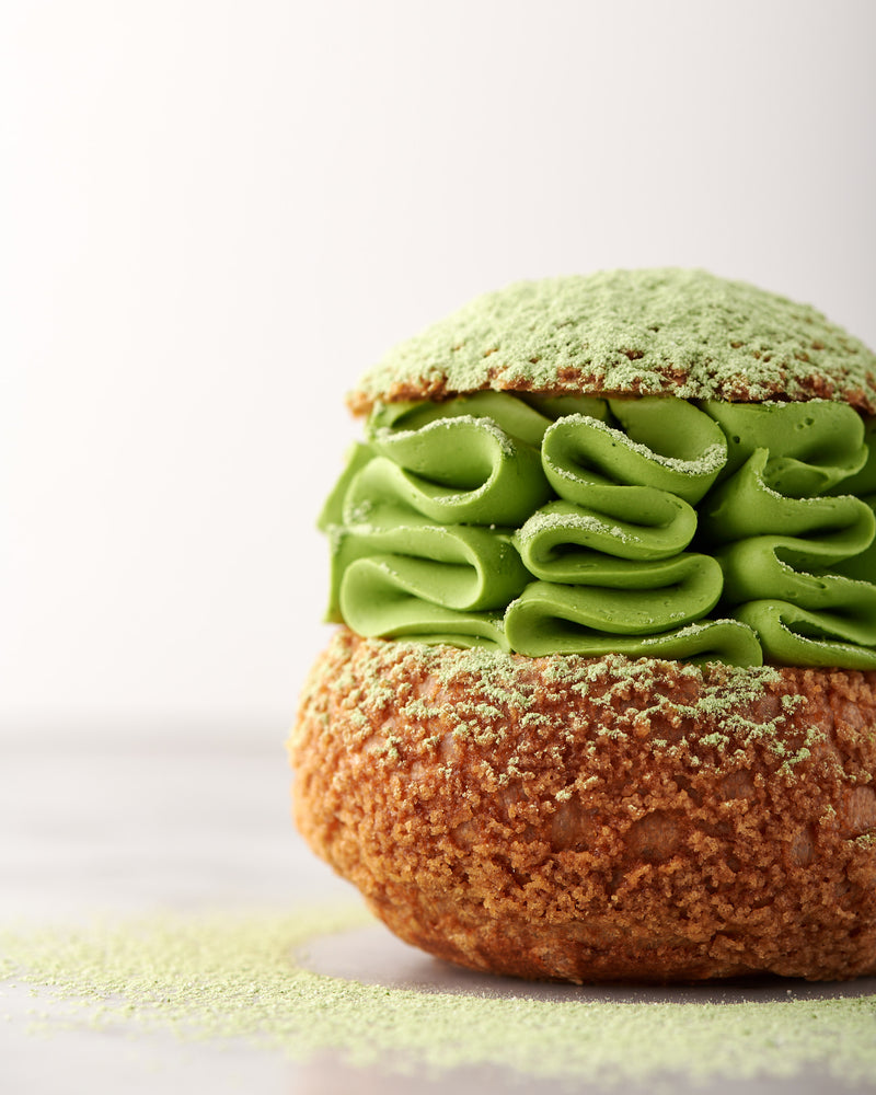 Matcha, Matcha, Matcha Cream Puff